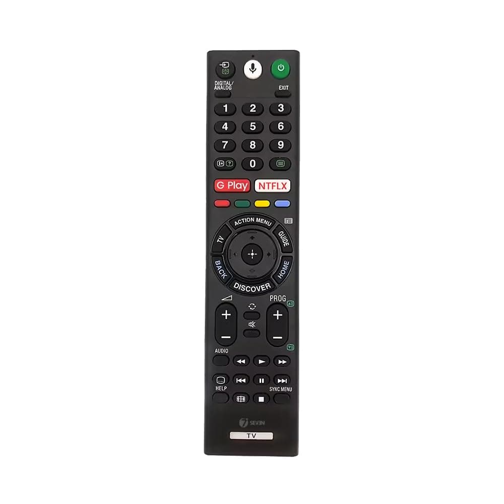 7SEVEN Bluetooth Voice Command Compatible for Sony 4K Smart LED UHD OLED QLED Android Bravia TV Remote Control Replacement of Original RMF