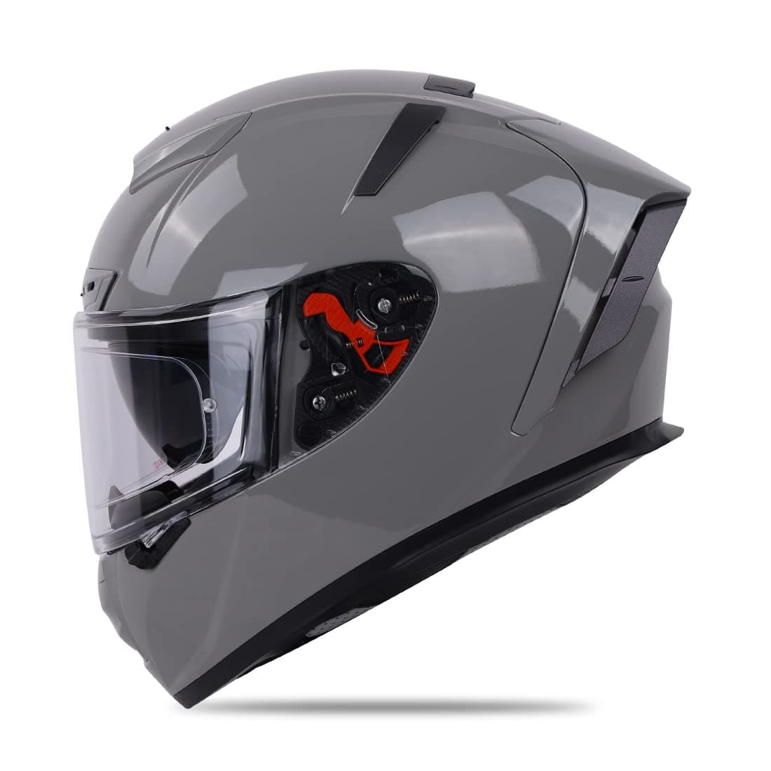 Ignyte IGN-4 ISI / DOT Certified Double Visor Full Face Helmet Outer Anti-Fog Clear Visor and Inner Smoke Sun Shield