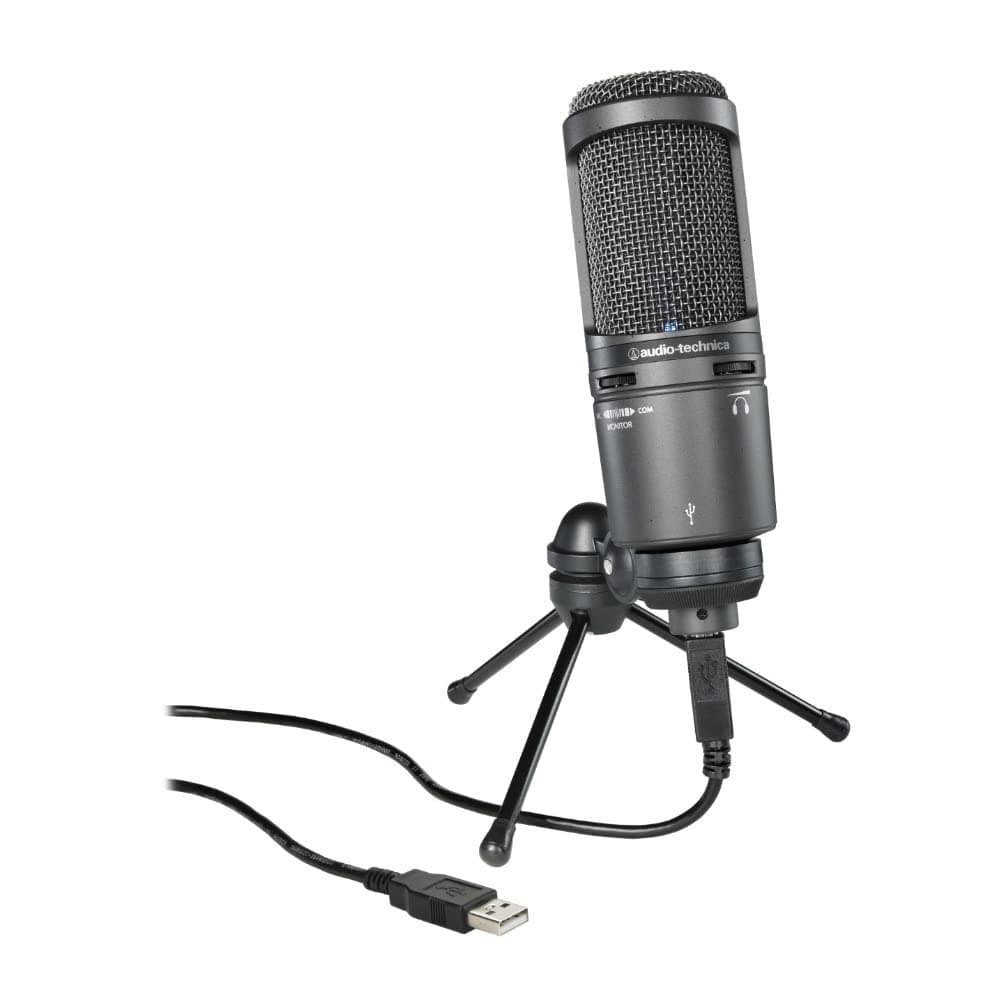 Audio-Technica AT2020USB PLUS Cardioid Condenser USB Microphone
