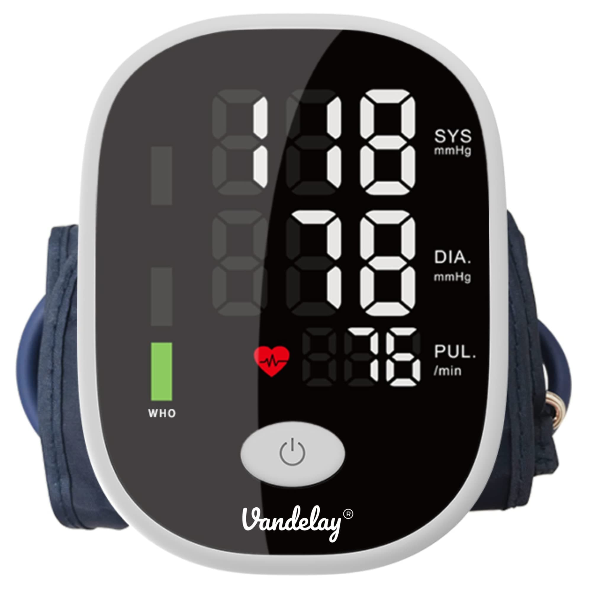 Vandelay BP900 Blood Pressure Monitor - Fully automatic BP Machine (Black)