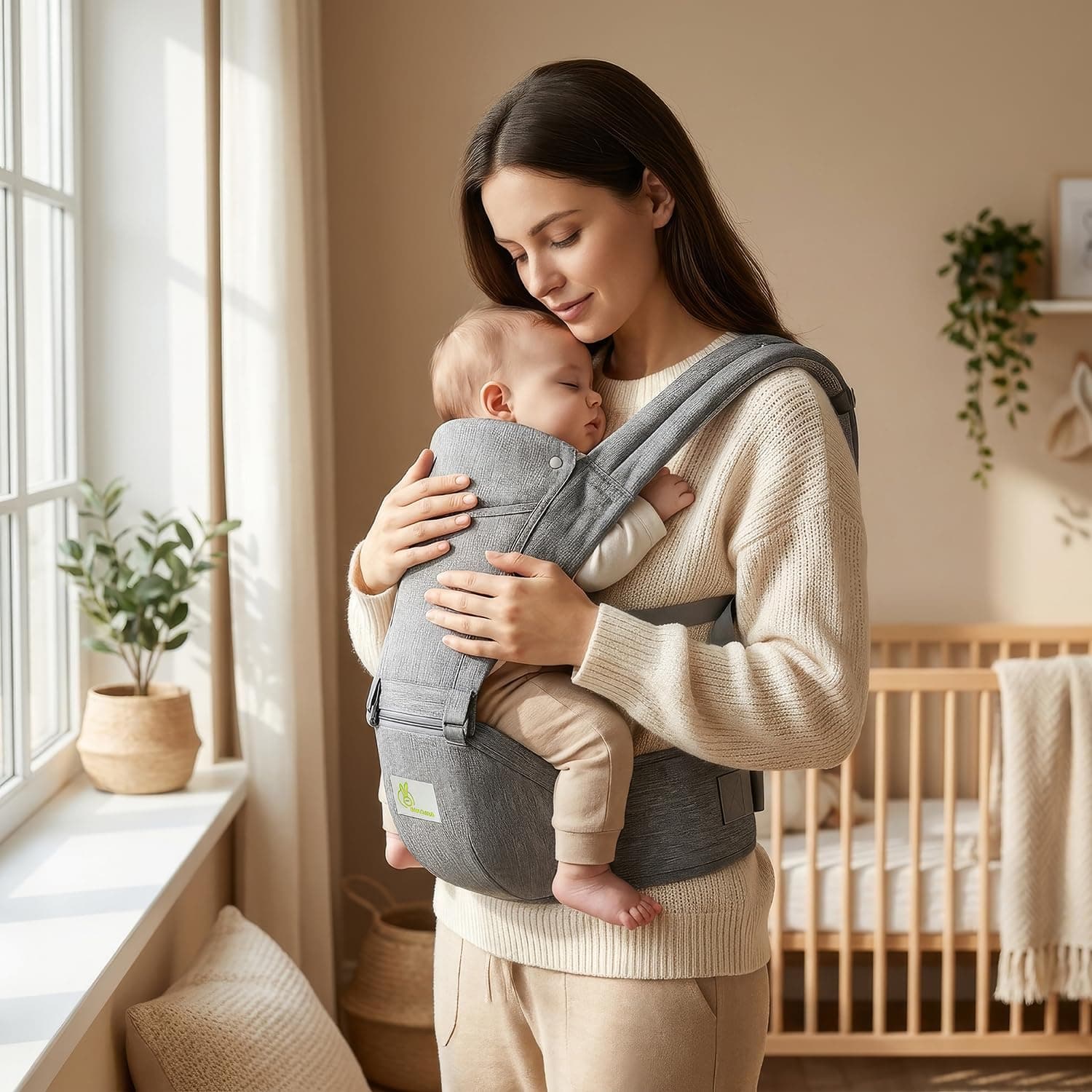 R for Rabbit Upsy Daisy Cool Baby Carrier cum Kangaroo Bag, Ergonomic Baby Carrier, Adjustable Hip Seat Belt, Stylish belt for mothers, Carrier with 4