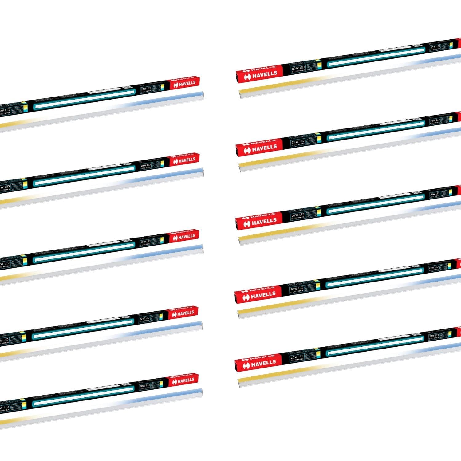 Havells 20W 3 in 1 LED Batten Tubelight|Energy Efficient|Three Color Temperatures(Warm White,Neutral White,Cool White)|Upto 4KV Surge Protection|Made ...