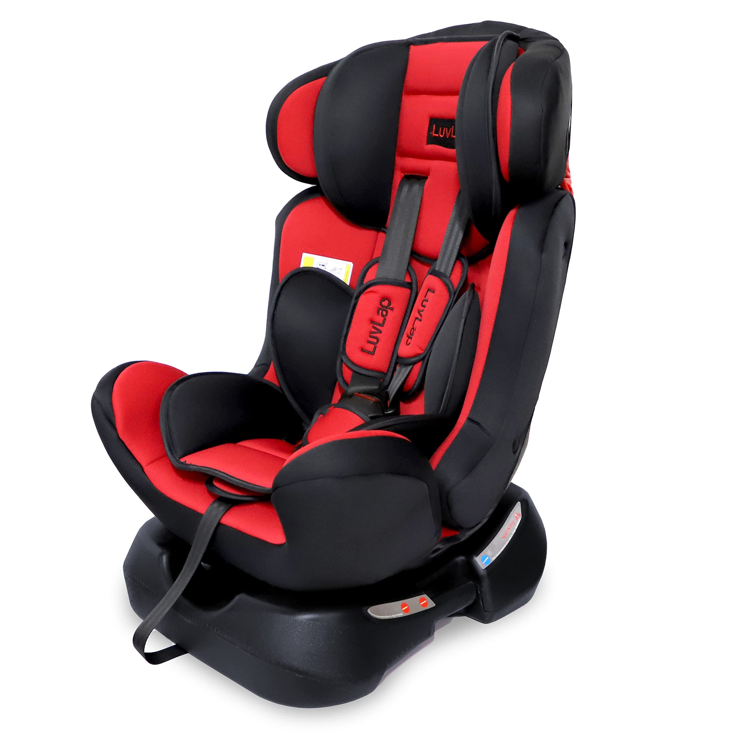 Luvlap Galaxy Convertible Car Seat for Baby &amp; Kids from 0 Months to 7 Years (Red)