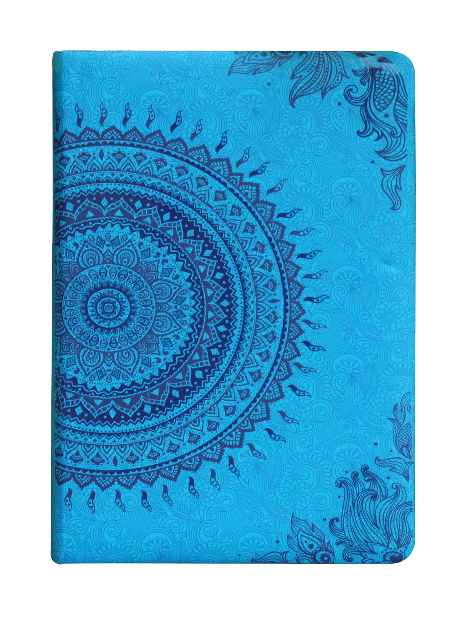 Doodle Ethnic Motif Hard Bound Undated A5 Notebook Diary (192 Ruled Pages, 5.5 X 8.5 Inches, 80 GSM) Diary for Writing, Gift for Friend, Personal Diar
