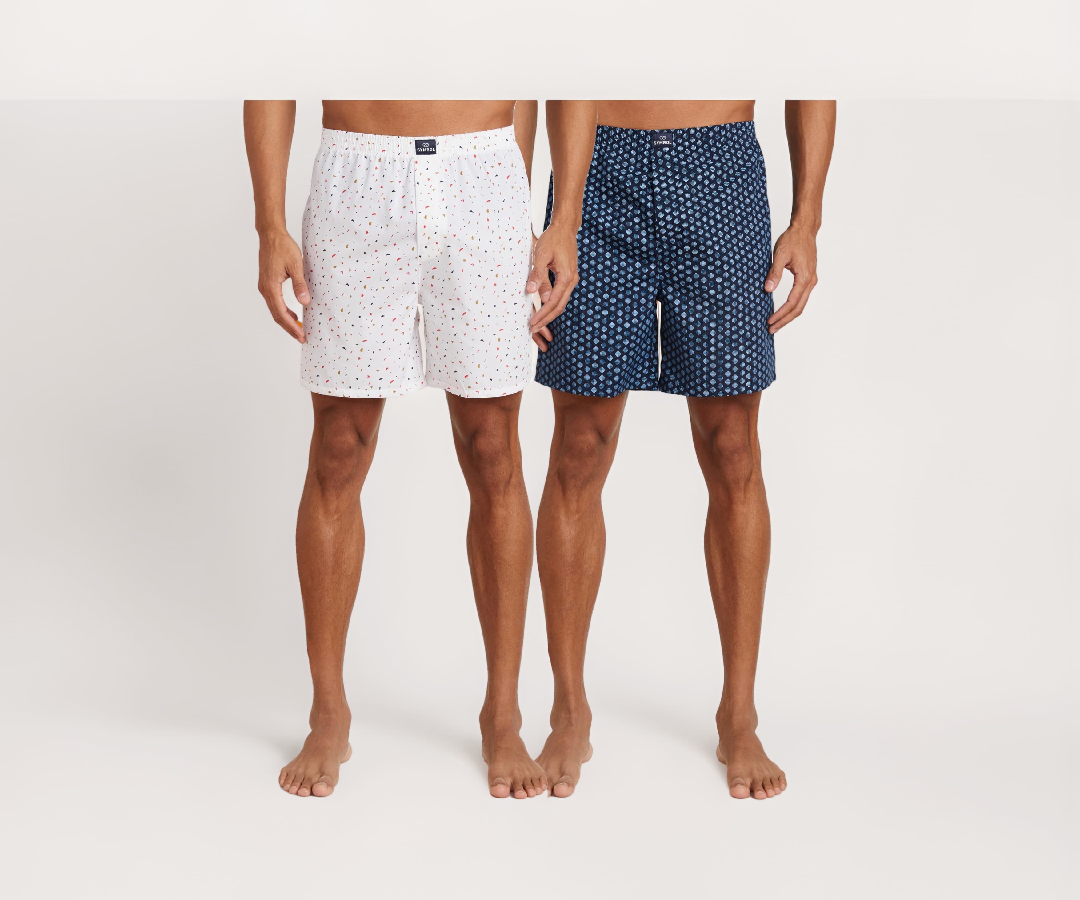 Amazon Brand - Symbol Men Boxer Shorts (Color &amp; Print May Vary)