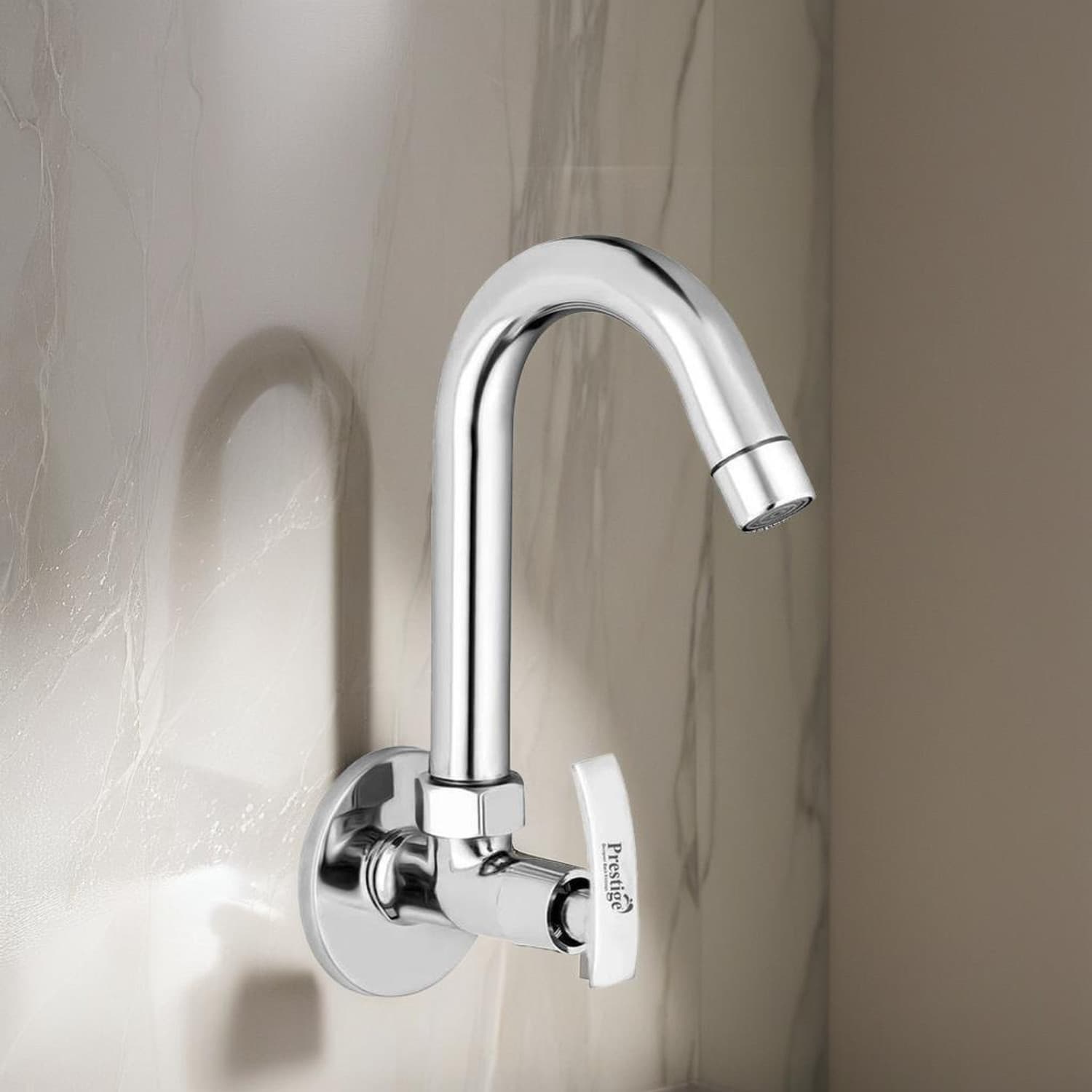 Prestige Passion Sink Cock Chrome Plated Wash Basin Sink Cock Tap Faucet Pillar Tap Faucet