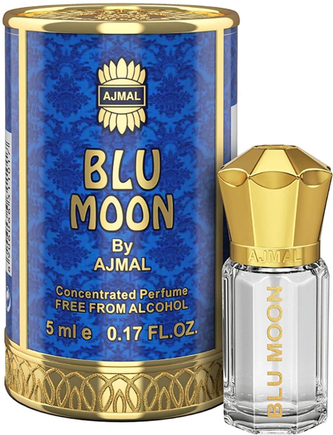Ajmal BLU MOON CP|FruityFragrance|Non-Alcoholic|Long Lasting Perfume For Women -5ML Floral Attar
